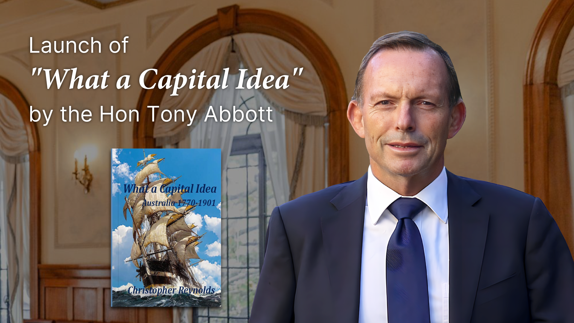 Book Launch by the Hon Tony Abbott AC